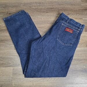 Wrangler 40x34 Twenty X Style 22 Relaxed Fit Jeans Mens Blue Excellent Denim